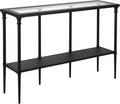Dafna 45'' Wide Rectangular Console Table in Blackened Bronze