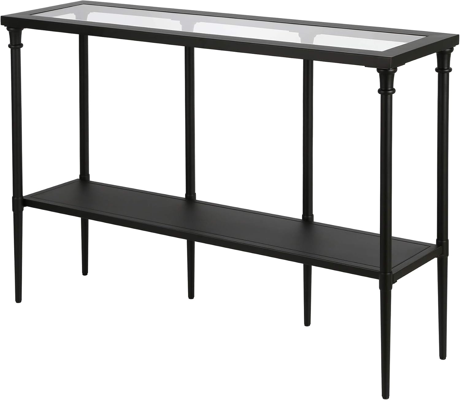 Dafna 45'' Wide Rectangular Console Table in Blackened Bronze