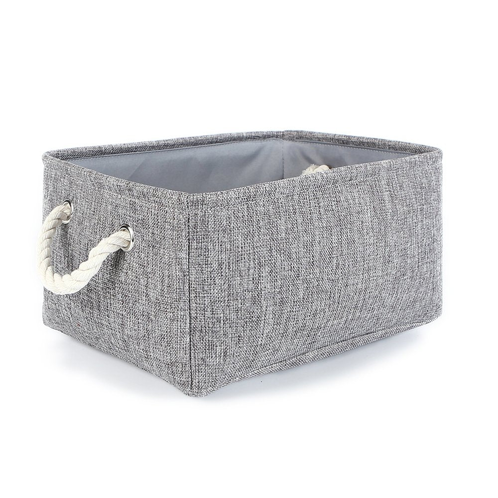 TheWarmHome Fabric Storage Bins Baskets for Organizing, Large Sturdy Storage Basket W/Handles, Decorative Foldable Storage Baskets for Shelves Closet Nursery Toy (X Large - 3 Pack 17.7L×13.8W×9.8H)