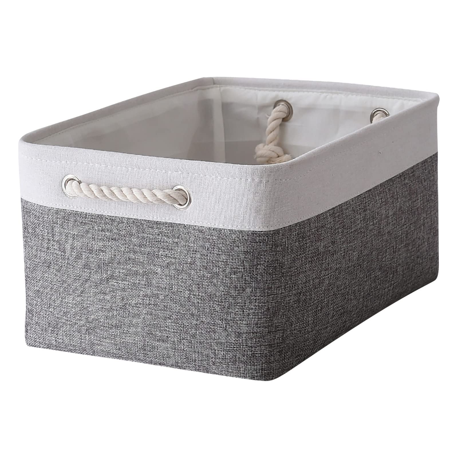 TheWarmHome Fabric Storage Bins Baskets for Organizing, Large Sturdy Storage Basket W/Handles, Decorative Foldable Storage Baskets for Shelves Closet Nursery Toy (X Large - 3 Pack 17.7L×13.8W×9.8H)