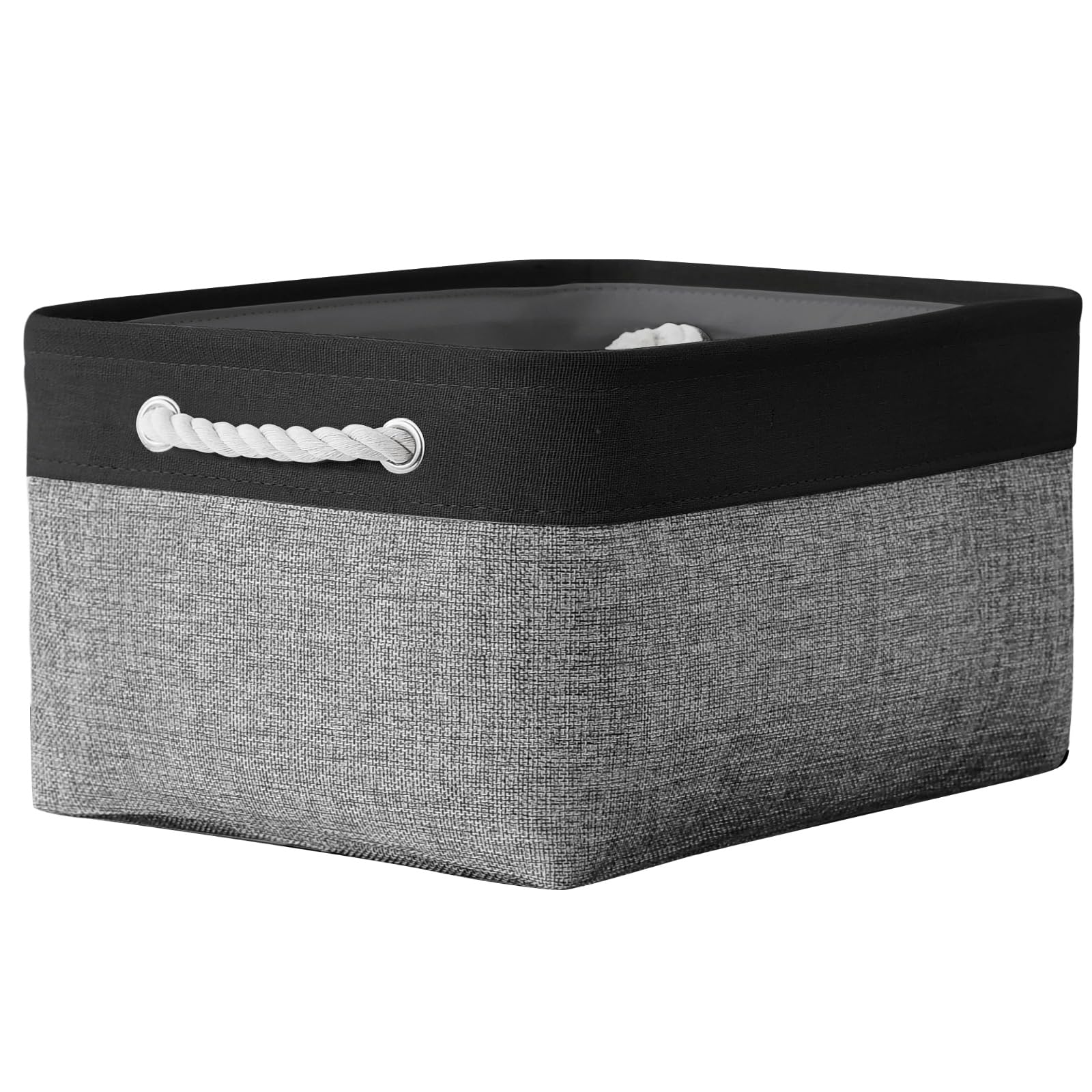 TheWarmHome Fabric Storage Bins Baskets for Organizing, Large Sturdy Storage Basket W/Handles, Decorative Foldable Storage Baskets for Shelves Closet Nursery Toy (X Large - 3 Pack 17.7L×13.8W×9.8H)